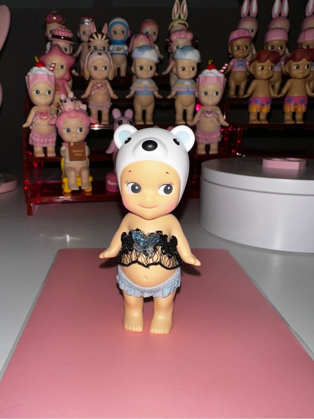 100% authentic Sonny Angel White Bear with outfit. Brand new